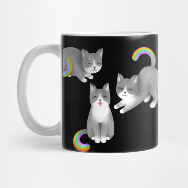 Happy Rainbow Cats by PerrinLeFeuvre